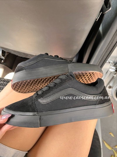 VANS PLATAFORMA NEGRO