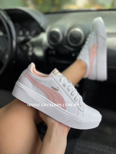 PUMA CALI CLÁSICAS BLANCO ROSA