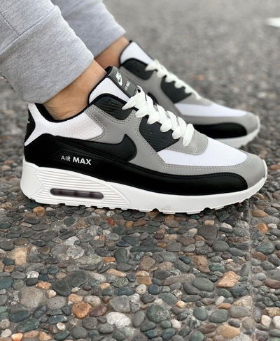 NK AIR MAX NEGRO GRIS