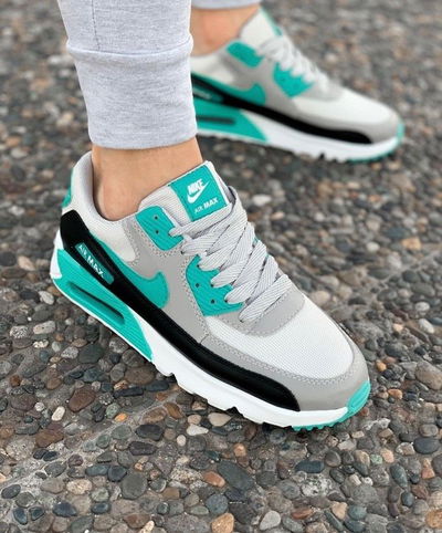 NK AIR MAX GRIS VERDE