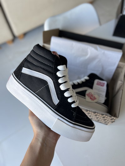 VANS BOTITA PLATAFORMA NEGRO