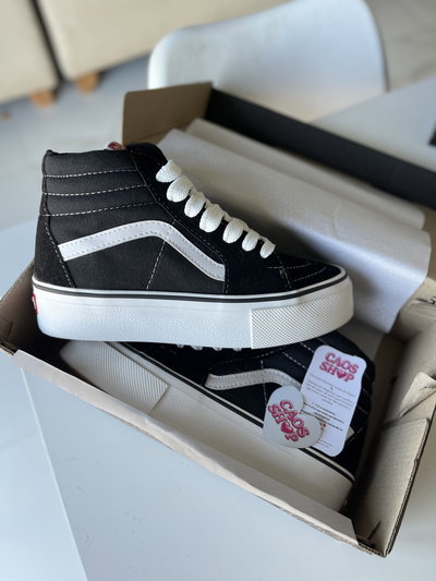 VANS BOTITA PLATAFORMA NEGRO