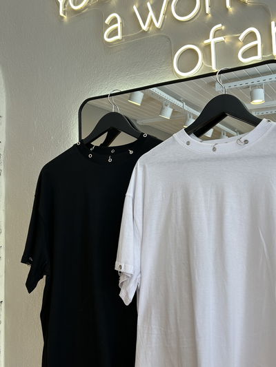 Remera oversized argollitas