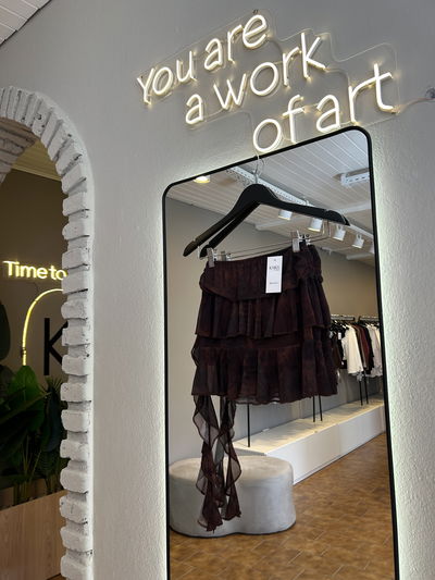 Skort doble volado lazo