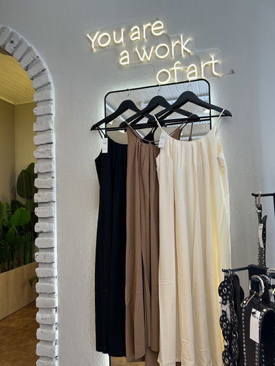 Vestido largo amplio