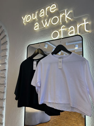 Remera crop jersey agatha