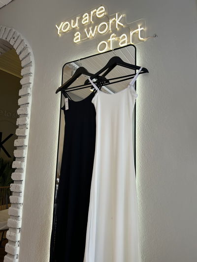 Vestido microtul largo