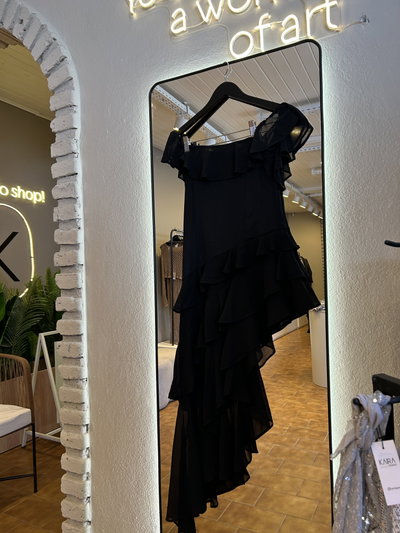 Vestido volados irregular
