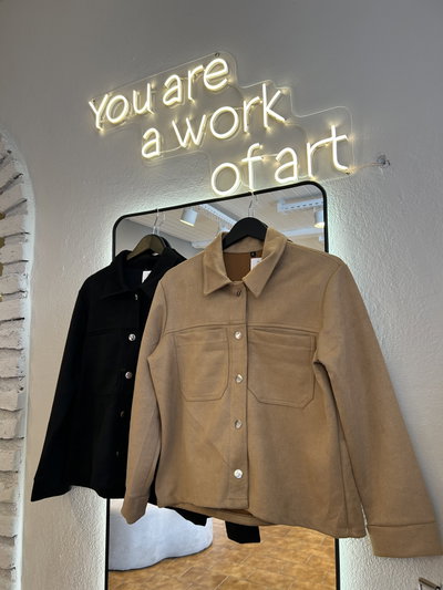 Chaqueta scar suede
