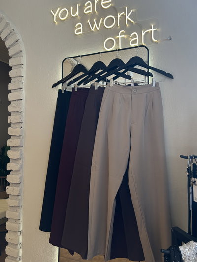Pantalon sastrero con elastico