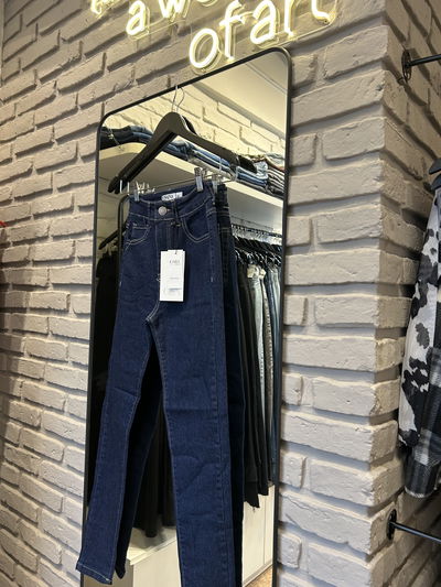 Skinny dark blue