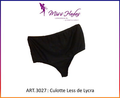 ART. 3027: Culotte Less de Lycra Liso