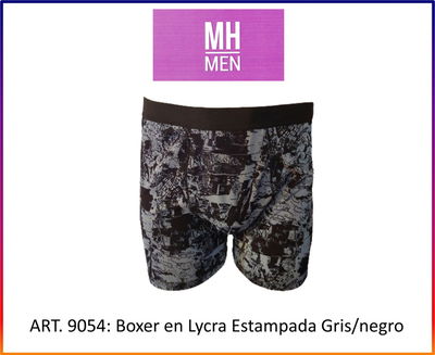 ART. 9054: Boxer de Lycra con elástico en la cintura