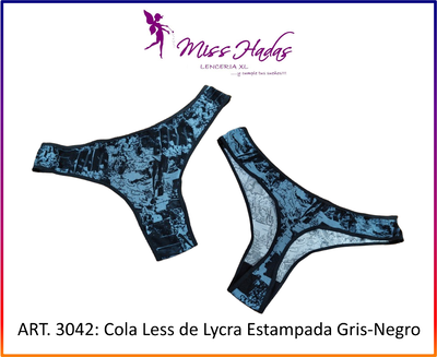 ART. 3042: Cola Less de Lycra Estampada