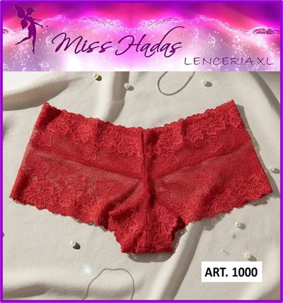 ART. 1000: Culotte de Puntilla Rojo