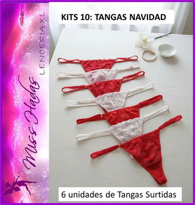 KITS 10: TANGAS NAVIDAD - 6 unidades