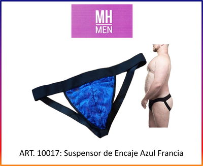 ART. 10.001: SUSPENSOR DE ENCAJE AZUL