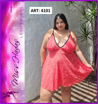 ART. 4101: Camisolin Encaje Salmon