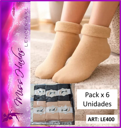 Soquetes con Peluchito - Pack x 6 unidades