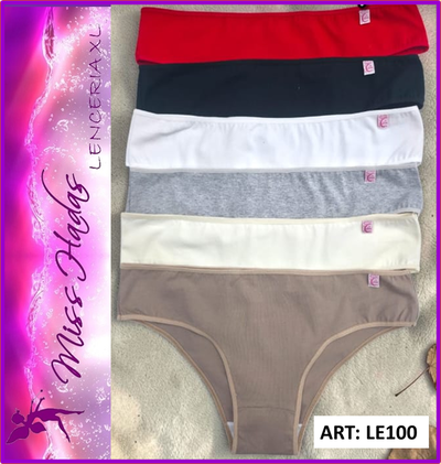 Pack x 6 Vedetina de Algodón con Lycra