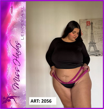 ART. 2056: Tanga de Lycra con 2 Tiras Elastico Ancho