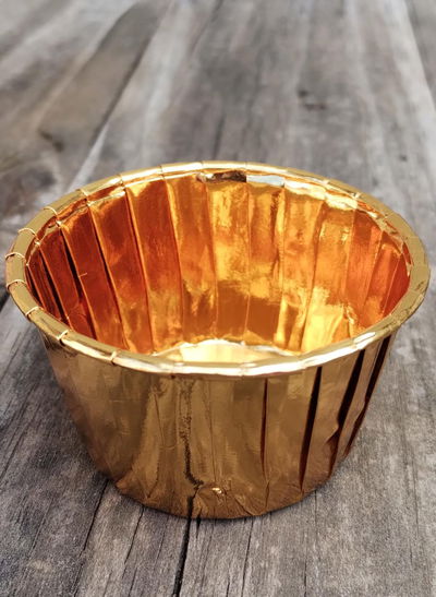 Porta Cupcakes Metalizados Lisos