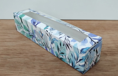 Caja Macaron Floral 22,5x5x5