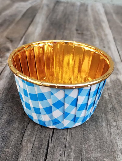 Porta Cupcakes Metalizados Cuadrillé