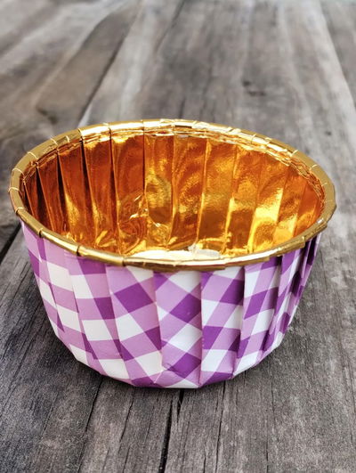 Porta Cupcakes Metalizados Cuadrillé