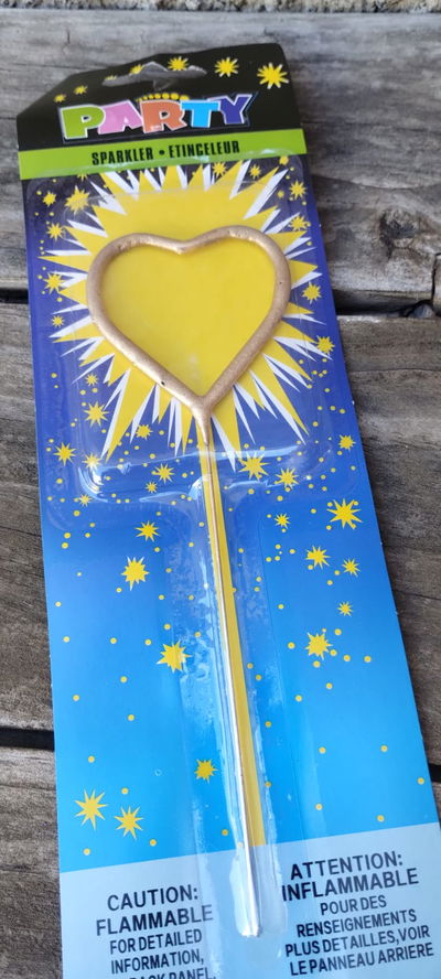 Vela Chispita Corazón