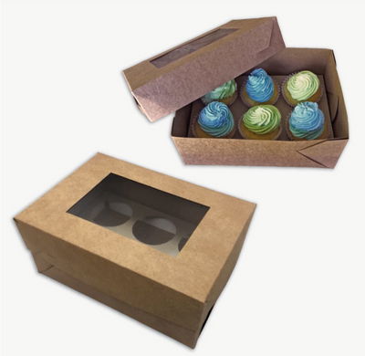 Caja Kraft 6 Cupcakes