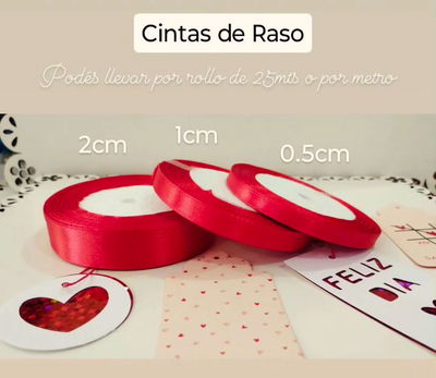 Cinta Raso Roja