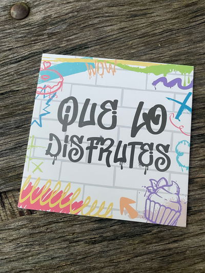 Postal Que lo Disfrutes