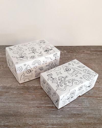 Box Mini Coloreable 18x12x7
