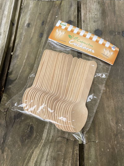 Cuchara Chica Bamboo x25