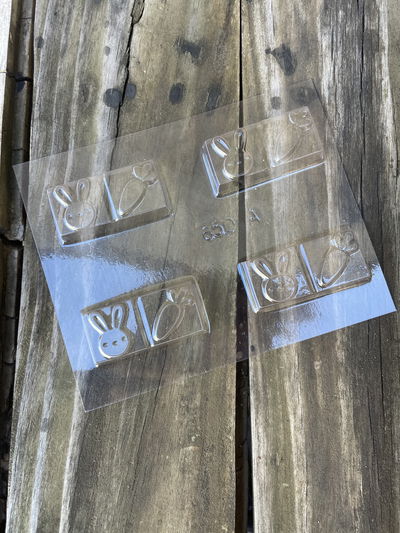 Moldes Acetato tipo 2 Corazones Pascuas