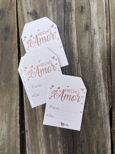 Tag Mini Hecho con Amor