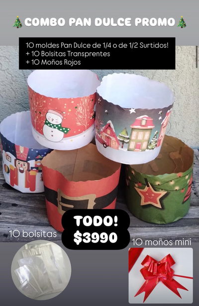 PROMO!!! COMBO PAN DULCE 1/4 Kg X10