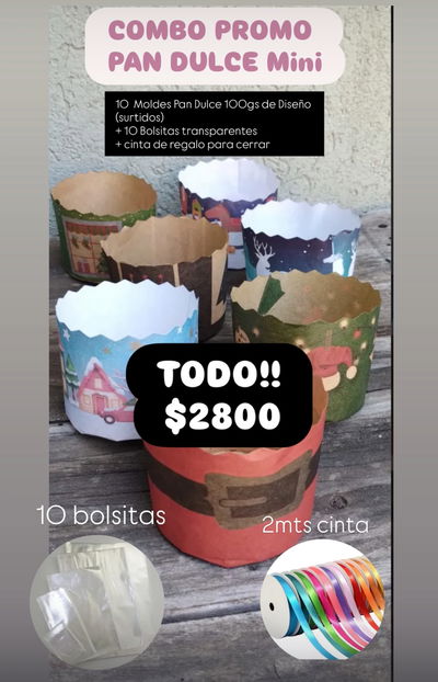 PROMO!!! COMBO PAN DULCE 100g X10
