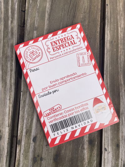 Postal Correo Entrega Especial Navidad