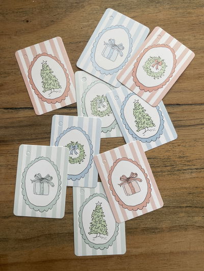 Mini Tags Línea Nochebuena