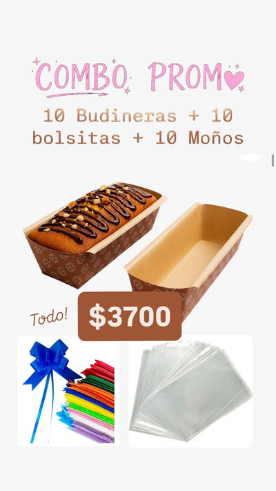 PROMO!!! COMBO Budinera Papel 280g  X10