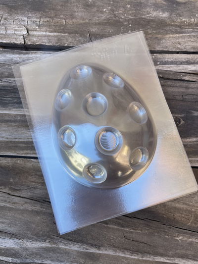 Moldes Acetato Huevo Orificios