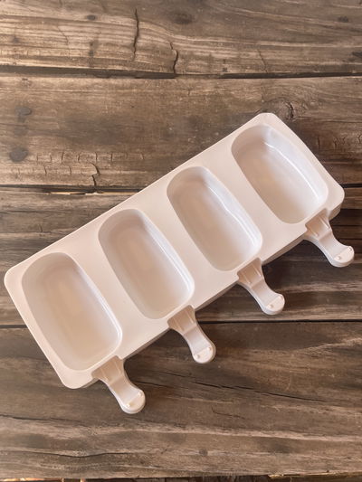 Molde Silicona Paleta Grande x4