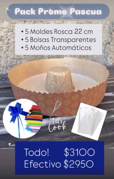 PROMO!!! COMBO Rosca 22cm  X5