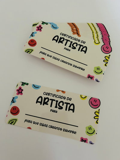 Tarjetón Dedicatoria Artista