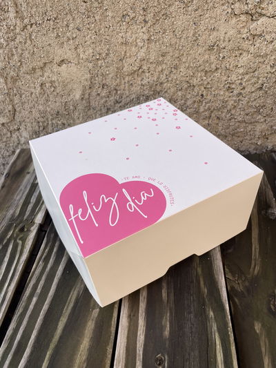 LIQUIDACIÓN 2024! Box Bisagra Fuxia 20x20x9,5
