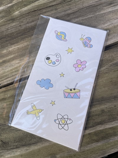 Stickers Plancha Adhesiva