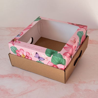 Base + Tapa Visor Floral 25x25x12