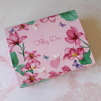 Estuche Floral 22x18x7